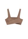 Mango - Medium Brown Ribbon Cross-Body Top Mango - Medium Brown Ribbon Cross-Body Top