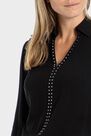 Punt Roma - Studded loose fitting blouse Punt Roma - Studded loose fitting blouse