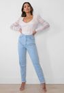 Missguided - Stone Ruched Mesh Corset Bodysuit Missguided - Stone Ruched Mesh Corset Bodysuit