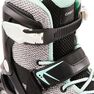 OXELO - EU 37 Fit100 Women's Inline Fitness Skates - Grey/Peppermint, Pale Grey OXELO - EU 37 Fit100 Women's Inline Fitness Skates - Grey/Peppermint, Pale Grey