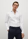 Mango - white Slim fit Tailored cotton shirt Mango - white Slim fit Tailored cotton shirt