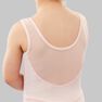 DOMYOS - 14-15 Years Girls' Mixed Media Ballet Skirted Leotard, Candyfloss DOMYOS - 14-15 Years Girls' Mixed Media Ballet Skirted Leotard, Candyfloss