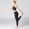 DOMYOS - Dynamic yoga leggings - black DOMYOS - Dynamic yoga leggings - black