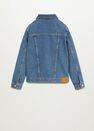 Mango - open blue Ruffled denim jacket Mango - open blue Ruffled denim jacket