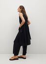 Mango - black 100% linen trousers Mango - black 100% linen trousers