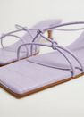Mango - Lt-pastel purple Knots heel sandals Mango - Lt-pastel purple Knots heel sandals