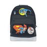 FABRIC FLAVOURS - Fabric Flavours DC Comics Badgeables Unisex Black Backpack FABRIC FLAVOURS - Fabric Flavours DC Comics Badgeables Unisex Black Backpack
