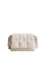 Mango - Natural White Quilted Cross-Body Bag Mango - Natural White Quilted Cross-Body Bag