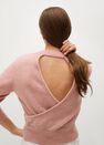 Mango - lt-pastel pink Crossed back sweater Mango - lt-pastel pink Crossed back sweater
