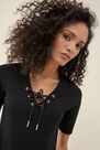 Salsa Jeans - Black Body t-shirt with detail on collar Salsa Jeans - Black Body t-shirt with detail on collar