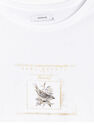 Reserved - White Cotton Shirt With Print, Women Reserved - White Cotton Shirt With Print, Women