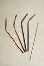 Urban Outfitters - Assorted Colourful Stainless Steel Straws - Set Of 4 Urban Outfitters - Assorted Colourful Stainless Steel Straws - Set Of 4