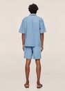 Mango - open blue Relaxed denim shorts, Men Mango - open blue Relaxed denim shorts, Men