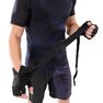 DOMYOS - Small 900 Weight Training Glove with Double Rip-Tab Cuff - Black/Grey, Black DOMYOS - Small 900 Weight Training Glove with Double Rip-Tab Cuff - Black/Grey, Black