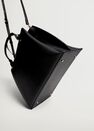 Mango - Black Shopper bag with handles Mango - Black Shopper bag with handles