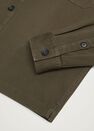 Mango - Khaki Chest-Pocket Cotton Overshirt Mango - Khaki Chest-Pocket Cotton Overshirt