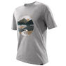QUECHUA - XXL Techtil 100 Short-Sleeved Hiking T-Shirt - Mottled - Navy Blue QUECHUA - XXL Techtil 100 Short-Sleeved Hiking T-Shirt - Mottled - Navy Blue