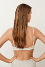 Mango - Light Beige Ribbed Bra Mango - Light Beige Ribbed Bra