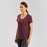 QUECHUA - Extra Large Women's Country Walking T-shirt - NH500, Bordeaux QUECHUA - Extra Large Women's Country Walking T-shirt - NH500, Bordeaux