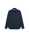 Mango - navy Slim fit structured cotton shirt Mango - navy Slim fit structured cotton shirt
