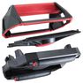 DOMYOS - Versatile cross training push-up wheel grips - red/black, Unique Size DOMYOS - Versatile cross training push-up wheel grips - red/black, Unique Size