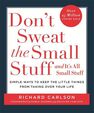 HODDER & STOUGHTON LTD UK - Dont Sweat The Small Stuff & Its All Small HODDER & STOUGHTON LTD UK - Dont Sweat The Small Stuff & Its All Small