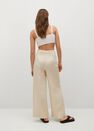 Mango - light beige 100% linen trousers Mango - light beige 100% linen trousers
