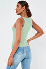 Missguided - Mint Seam Free Racer Neck Vest Top Missguided - Mint Seam Free Racer Neck Vest Top