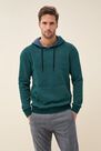 Salsa Jeans - Green Hoodie with logo Salsa Jeans - Green Hoodie with logo
