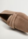 Mango - medium brown Leather penny loafers, Women Mango - medium brown Leather penny loafers, Women
