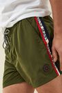Salsa Jeans - Green Swimming shorts with side band Salsa Jeans - Green Swimming shorts with side band