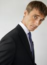 Mango - grey Regular fit microstructure suit blazer Mango - grey Regular fit microstructure suit blazer