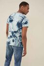 Salsa Jeans - Blue Jellyfish print dyed t-shirt Salsa Jeans - Blue Jellyfish print dyed t-shirt