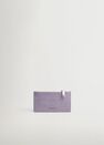 Mango - lt-pastel purple Croc-effect card holder Mango - lt-pastel purple Croc-effect card holder
