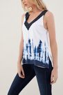 Salsa Jeans - White Top With Gradient And Sparks Salsa Jeans - White Top With Gradient And Sparks