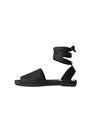 Mango - black Laces sling back espadrilles Mango - black Laces sling back espadrilles
