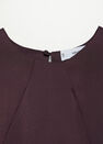 Mango - Dark Red Cut-Out Back Dress Mango - Dark Red Cut-Out Back Dress