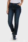 Punt Roma - Fuchsia topstitch denim trousers Punt Roma - Fuchsia topstitch denim trousers