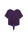 Mango - navy Knot organic cotton T-shirt Mango - navy Knot organic cotton T-shirt