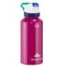 QUECHUA - Flask 900 Alum. water bottle | Instant opening with straw - 0.6L - purple QUECHUA - Flask 900 Alum. water bottle | Instant opening with straw - 0.6L - purple