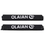 OLAIAN - 2 foam and fabric bar pads for classic roof racks, Straight OLAIAN - 2 foam and fabric bar pads for classic roof racks, Straight