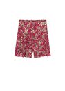 Mango - red Printed flowy shorts, Women Mango - red Printed flowy shorts, Women