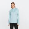 KALENJI - S Run Dry+ Zip Women's Long-Sleeved T-Shirt - Black KALENJI - S Run Dry+ Zip Women's Long-Sleeved T-Shirt - Black