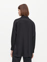 Reserved - Ladies’ Satin Sheen Shirt - Black Reserved - Ladies’ Satin Sheen Shirt - Black