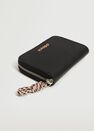 Mango - black Knot saffiano-effect purse, Women Mango - black Knot saffiano-effect purse, Women