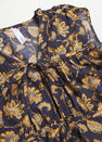 Mango - black Printed cotton blouse, Women Mango - black Printed cotton blouse, Women