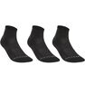 ARTENGO - EU 43-46 RS800 Adult Mid Sports Socks 3-Pack, Black ARTENGO - EU 43-46 RS800 Adult Mid Sports Socks 3-Pack, Black