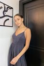 Urban Outfitters - Black UO Molly Cupro Culotte Jumpsuit, Women Urban Outfitters - Black UO Molly Cupro Culotte Jumpsuit, Women