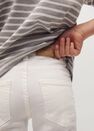 Mango - white Slim-fit cotton trousers Mango - white Slim-fit cotton trousers