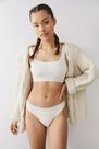 Urban Outfitters - Neutral Out From Under Markie Seamless Ribbed Thong Urban Outfitters - Neutral Out From Under Markie Seamless Ribbed Thong